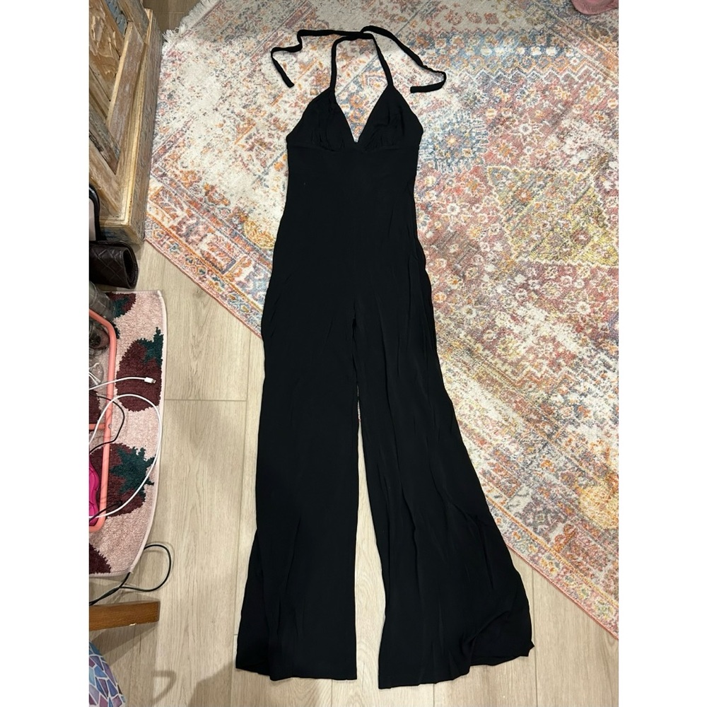 Black Halter Jumpsuit